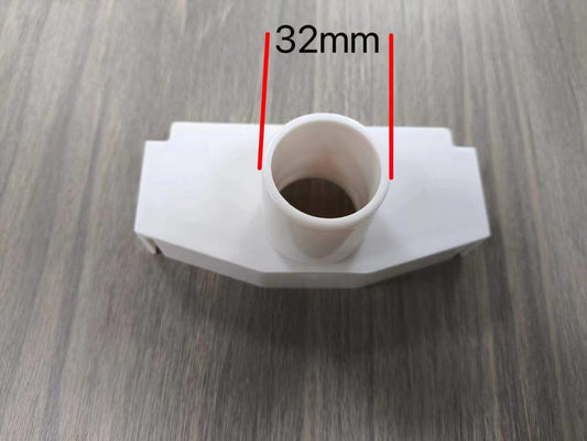 End Cap - Outlet Side 100x50mm Hydroponic Gully