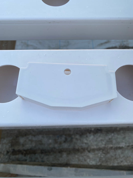 Feeder Cap - Inlet Side 100x50mm Hydroponic Gully